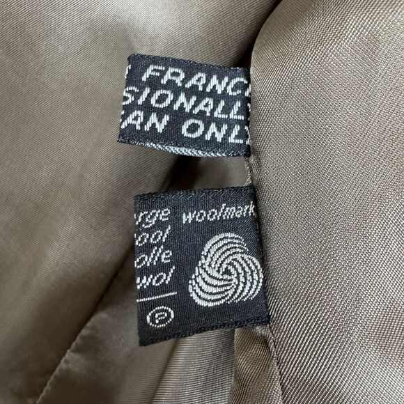 Vintage Yves Saint Laurent Wool Tweed Blazer Jacket Sport Coat YSL France 40 L - Picture 10 of 11